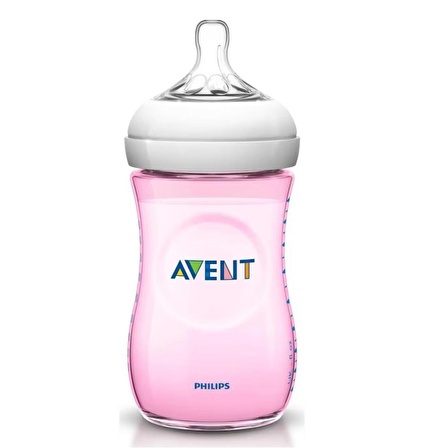 TRENDICO Avent Natural PP Biberon 260 ml - Pembe