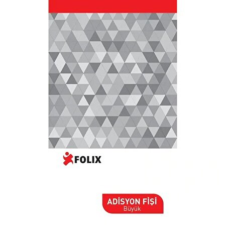 Folix Adisyon Fişi (Büyük)