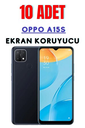 oppo A15s Temperli Cam Ekran Koruyucu Süper Ekonomik Paket ( 10 Adet )