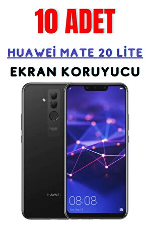 Huawei MATE 20 LİTE Temperli Cam Ekran Koruyucu Süper Ekonomik Paket ( 10 Adet )