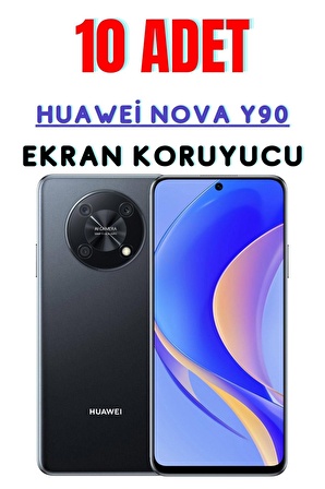 Huawei Nova Y90 Temperli Cam Ekran Koruyucu Süper Ekonomik Paket ( 10 Adet )