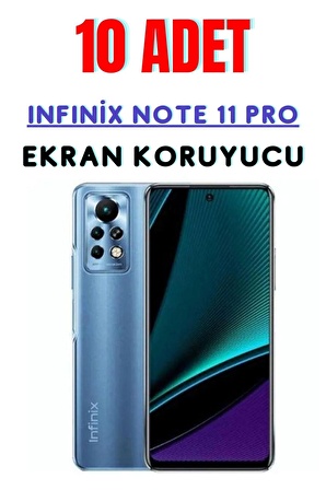 INFINiX Note 11 Pro Temperli Cam Ekran Koruyucu Süper Ekonomik Paket ( 10 Adet )