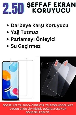 Samsung Galaxy A23 Temperli Cam Ekran Koruyucu Süper Ekonomik Paket ( 10 Adet )