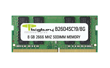 B26D4SC19/8G 8GB DDR4 2666MHz CL19 Notebook Belleği
