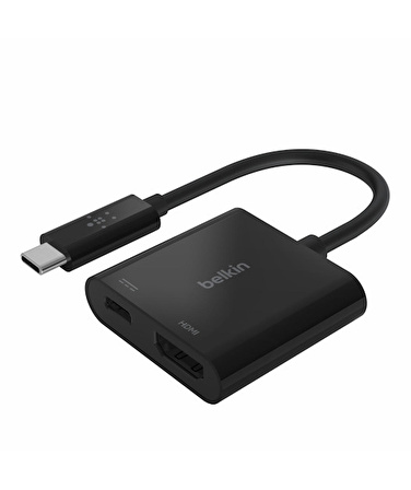 USB-C Şarj + HDMI Çoğaltıcı AVC002BTBK