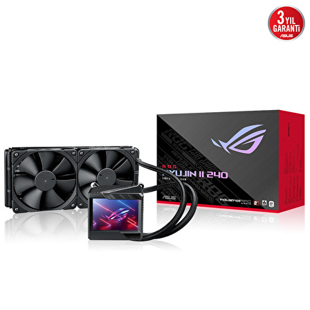 ROG RYUJIN II 240 OLED AURA SYNC RGB 2X NOCTUA IPPC 2 PWM 120MM FAN SIVI CPU SOĞUTUCUSU