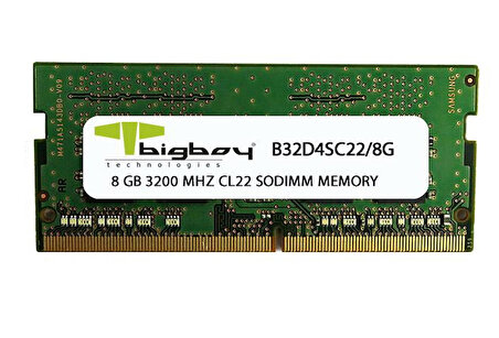 B32D4SC22/8G Bigboy 8GB DDR4 3200MHz CL22 Notebook Rami