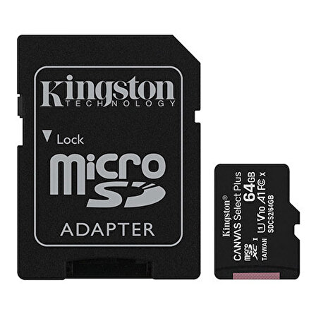 SDCS2/64GB 64GB microSDXC Canvas Select Plus 100R A1 C10 Card
