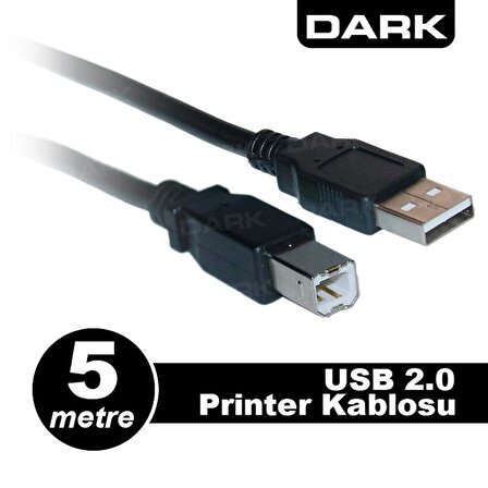 DK-CB-USB2PRNL500 USB 2.0 5M PRINTER VE DATA KABLOSU