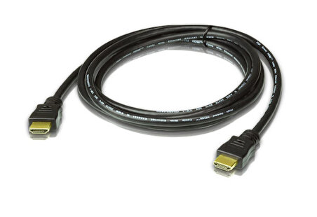 ATEN-2L-7D02H-1 High Speed True 4K HDMI Ethernet Kablosu, 2 metre 2 m High Speed True 4K HDMI Cable with Ethernet
