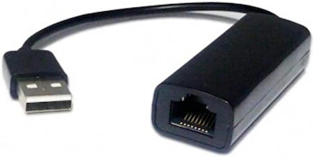 BA-USB-FX Beek USB 2.0 Fast Ethernet Adaptörü, 1 x 10/100 RJ45 Dişi Yuva, USB-A Erkek Konnektör (bilgisayar bağlantısı için), Kablolu, 20 cm, Realtek 8152 çip takımı