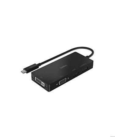 USB-C'den Çoğaltıcı Video Adaptör (HDMI , VGA , DisplayPort ve DVI) AVC003BTBK
