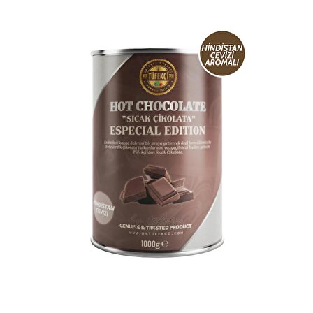 Hindistan Cevizi Sıcak Çikolata Yüksek Kakao Oranı Gerçek Şeker 1000 gr