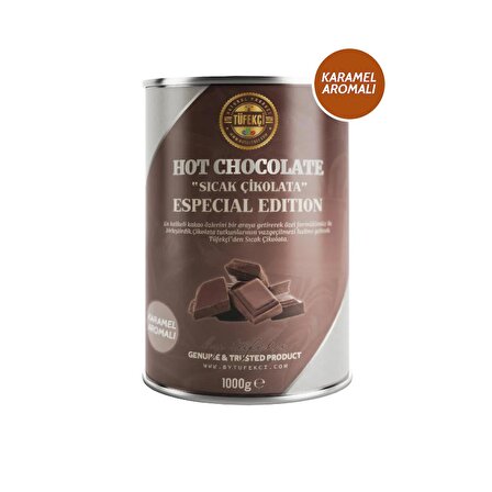 Sıcak Çikolata Karamel Yüksek Kakao Gerçek Şeker 1000 gr