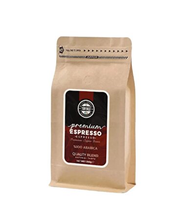Espresso Premium Çekirdek Kahve 250 Gr (arabica Çekirdeklerinde)