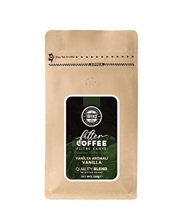 Vanilya Aromalı Filtre Kahve Yoğun Aroma Medium Roast 250gr