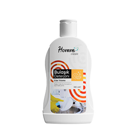 Homm Clean Bulaşık Deterjanı Elde Yıkama 300 ml