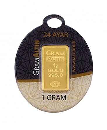Tuğrul Kuyumculuk 1 Gram 24 Ayar Külçe Altın IAR