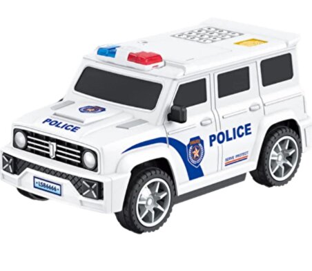 SWAT Polis Arabası Şifreli ve Parmak İzli Kumbara