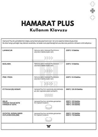 Tifer Hamarat Plus Standart Boy Fırın (Pizza, Lahmacun, Bazlama, Et ve Tavuk Şiş, Kebap, Sebze Közleme Fırın)