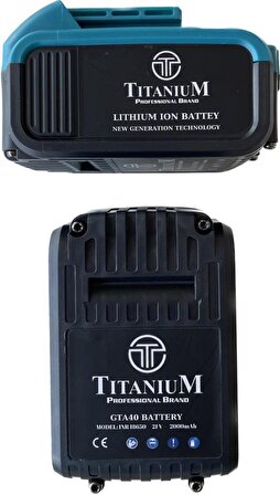 Titanium GTA40 Çift Akülü Budama Makası Ve Akülü Budama Testeresi Set