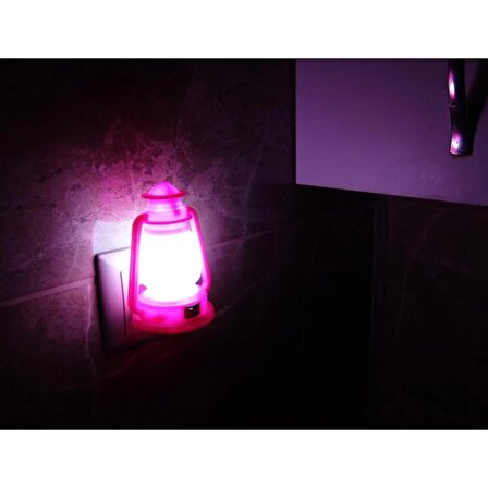  2 ADET Tlg Anahtarlı Gece Lambası Gaz Lambası Tasarım Çeşitli Renkler