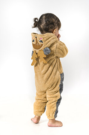 Welsoft Peluş Unisex Kışlık Bebek Takımları Çocuk Giyim Bebek Kıyafeti Çocuk Kostümü welsoft takım