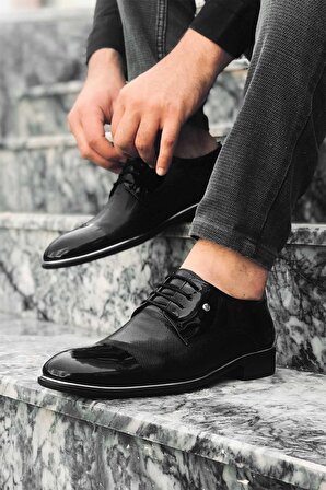 Tomıross Erkek Damatlık Rugan Klasik  Ayakkabı 573-1