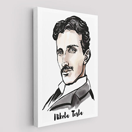 Nikola Tesla Dekoratif Kanvas Tablo 5917