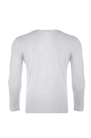 Büyük Beden Klasik Kalıp Erkek V Yaka Basic Sweatshirt	