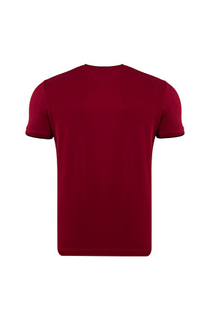 Regular Fit Bisiklet Yaka Baskılı T-Shirt	