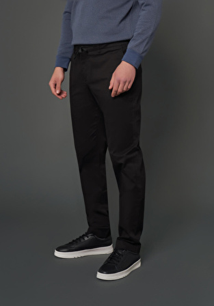 Comfort Fit Gabardin Kumaş Jogger Pantolon