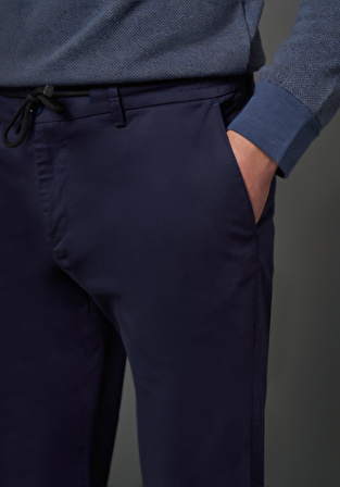 Comfort Fit Gabardin Kumaş Jogger Pantolon