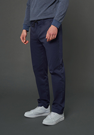 Comfort Fit Gabardin Kumaş Jogger Pantolon