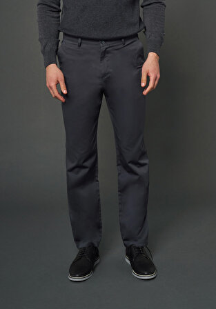 Comfort Fit Gabardin Kumaş Jogger Pantolon