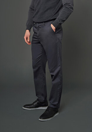 Comfort Fit Gabardin Kumaş Jogger Pantolon