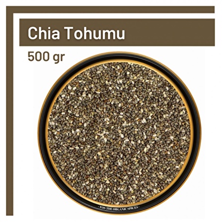 Chia Tohumu 500 gr (1. Kalite) Salvia Hispanica