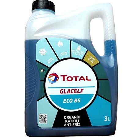 Total Glacelf Eco Bs 3 Litre Antifiriz.Total Mavi Antifi