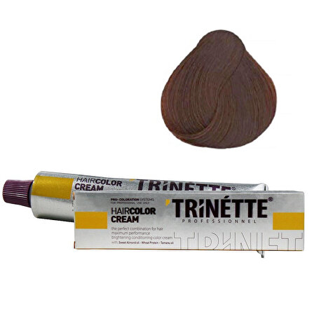 Trinette Tüp Boya 6.4 Koyu Kumral Bakır 60 ml x 4 Adet + Sıvı Oksidan 4 Adet