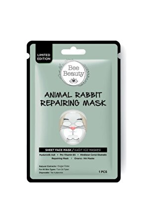 Animal Kağıt Maske Rabbit Onarıcı Tavşan Maske