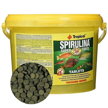 Tropical Spirulina Super Forte  50ad. 23gr Tablets % 36 Poşette Gönderilir   Skt: 01/2027