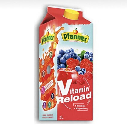 Pfanner Vitamin Reload Karışık Meyve Suyu 2 lt