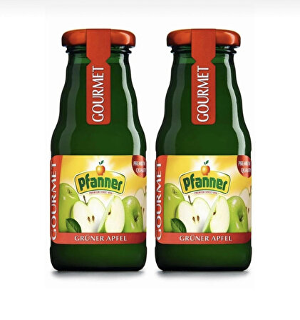 Pfanner Gourmet Yeşil Elma Aromalı Meyve Suyu 200 ml 2'li