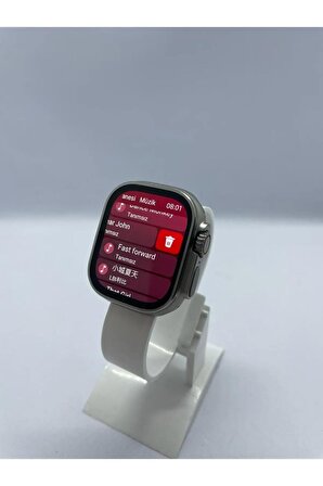 Watch Smart 9 Ultra Amoled 2 Ekran Siri,hk, Gps, Nfc, Pusula, Sesli Asistan Akıllı Saat Yeni Watch 9