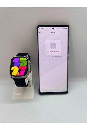 Watch Smart 9 Ultra Amoled 2 Ekran Siri,hk, Gps, Nfc, Pusula, Sesli Asistan Akıllı Saat Yeni Watch 9