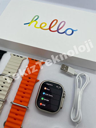 TekizTeknoloji Hello Watch 3 Gri Akıllı Saat