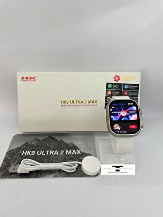 Hk9 Ultra 2 Max 2 Gb Dahili Hafıza/chat Gpt/3d Animasyonlu Gen 4 Amoled Watch Ultra 2 Akıllı Saat