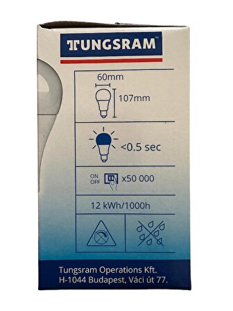 Tungsram Led Ampul 11,5W (75W) B22 Duy 4000K Günışığı