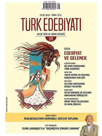 Türk Edebiyatı 599.Sayı Eylül 2023