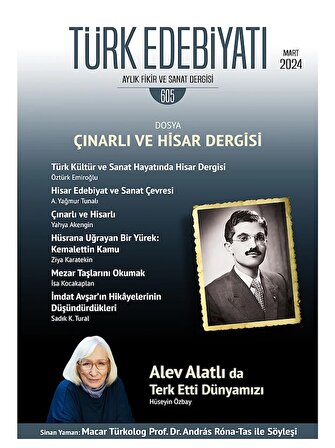 Türk Edebiyatı 605.Sayı Mart 2024